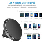 DriveEase™ Magnetic Wireless Car Charger Mount