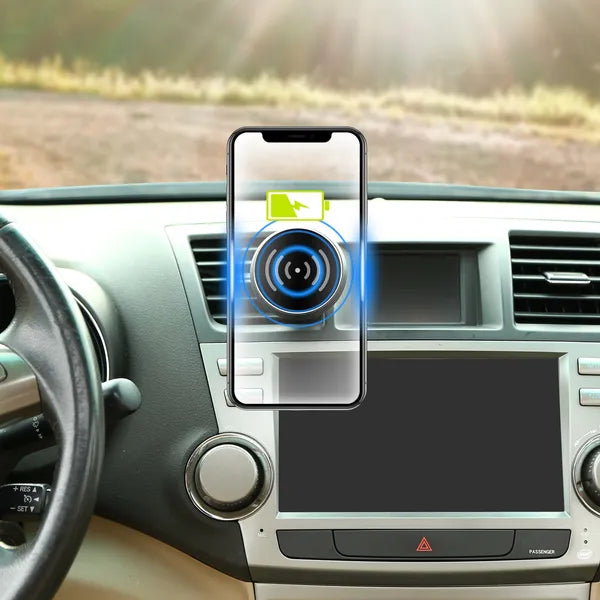 DriveEase™ Magnetic Wireless Car Charger Mount